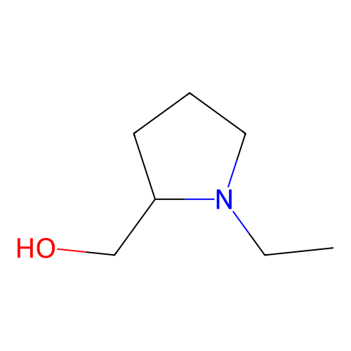 (1-Ethylpyrrolidin-2-yl)methanol structure