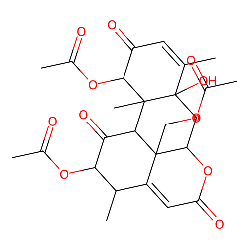 Chaparrinone triacetate,15-dehydro structure