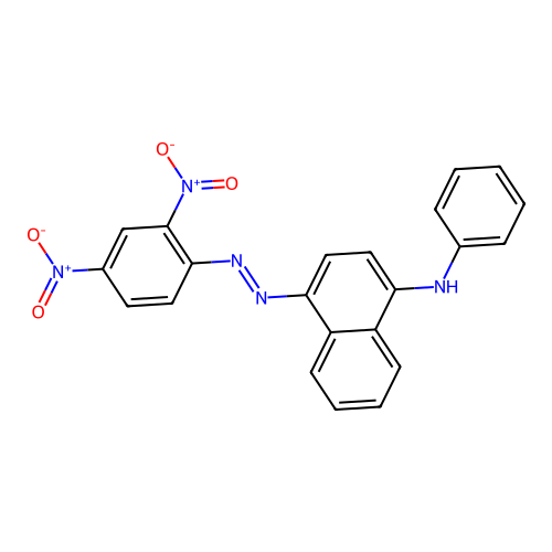 4-((2,4-Dinitrophenyl)azo)-N-phenylnaphthalen-1-amine structure