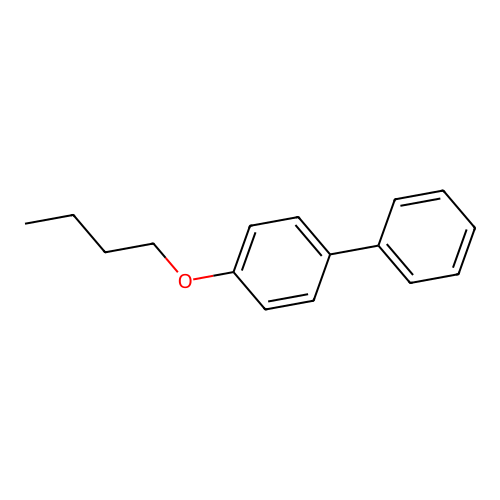4-Butoxybiphenyl structure