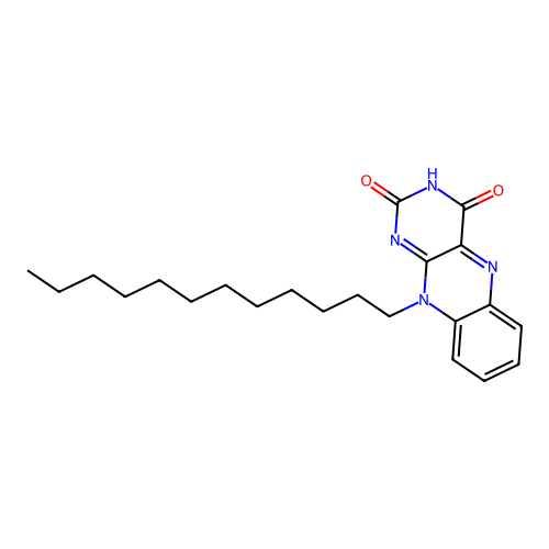 10-Dodecylbenzo[g]pteridine-2,4(3H,10H)-dione structure