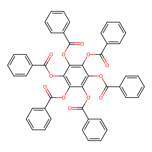 (2,3,4,5,6-Pentabenzoyloxyphenyl) benzoate structure