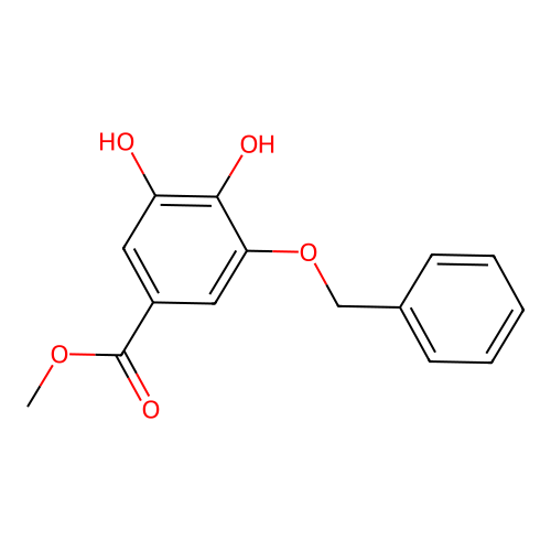 3-Benzyloxy-4,5-dihydroxy-benzoic acid methyl ester structure