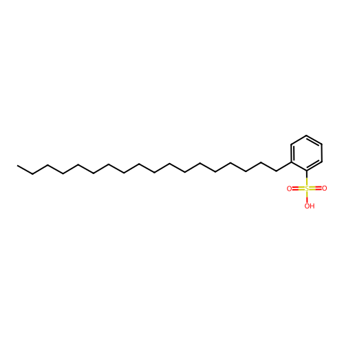 Octadecylbenzenesulphonic acid structure