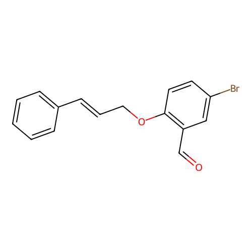 5-Bromo-2-cinnamyloxy-benzaldehyde structure