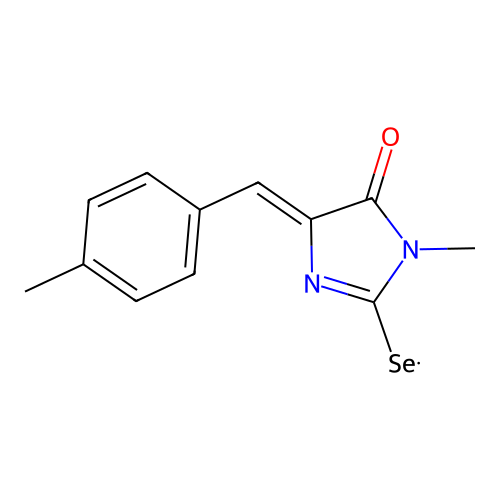 (5E)-2-$l^{1}-selanyl-3-methyl-5-[(4-methylphenyl)methyliden structure