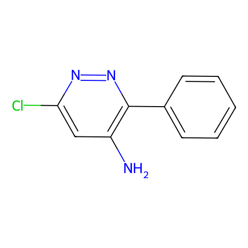 6-Chloro-3-phenylpyridazin-4-amine structure