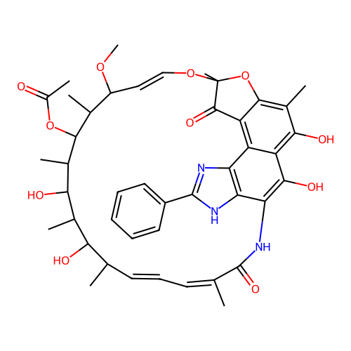Ansamycin: Rifamycin derivative LM112 structure