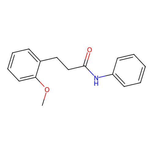 3-(2-methoxyphenyl)-N-phenylpropanamide structure
