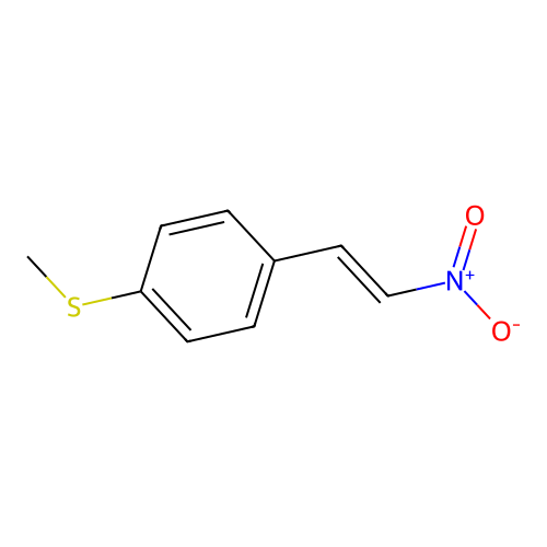 1-(4-Methylthiophenyl)-2-nitroethene structure