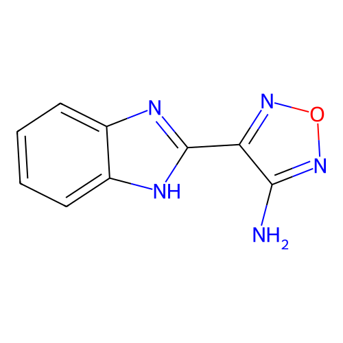 4-(1H-苯并咪唑-2-基)-1,2,5-噁二唑-3-胺 structure