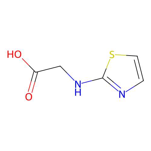 2-((1,3-Thiazol-2-yl)amino)acetic acid structure