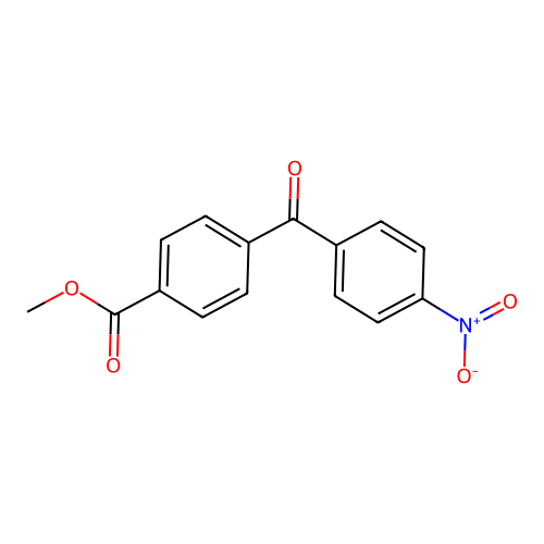Methyl 4-(4-nitrobenzoyl)benzoate structure