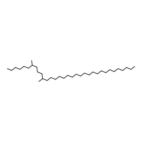 7,11-Dimethyltritriacontane structure
