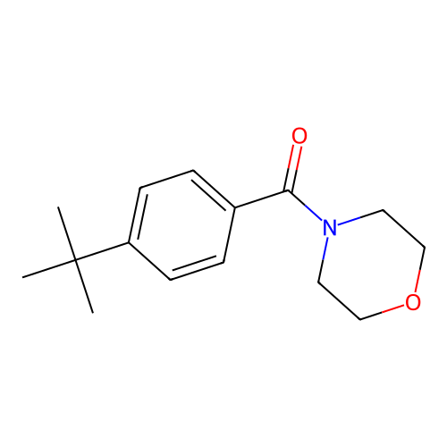 (4-(Tert-butyl)phenyl)(morpholino)methanone structure