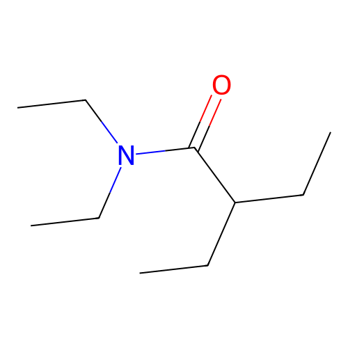 Butanamide, N,N,2-triethyl- structure