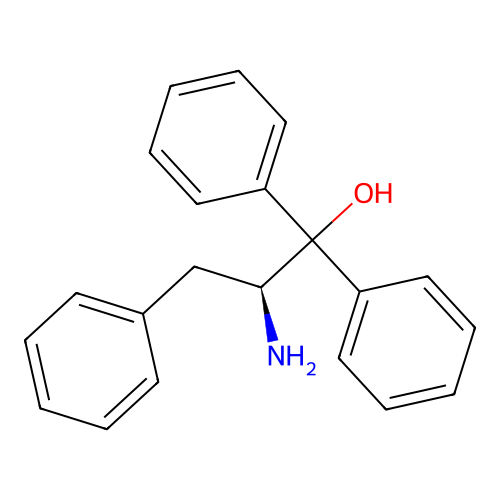(S)-(-)-2-Amino-1,1,3-triphenyl-1-propanol structure