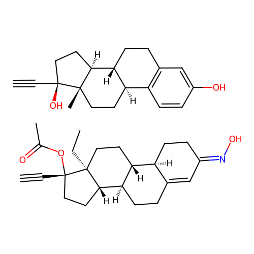 Norgestimate and Ethinyl Estradiol structure