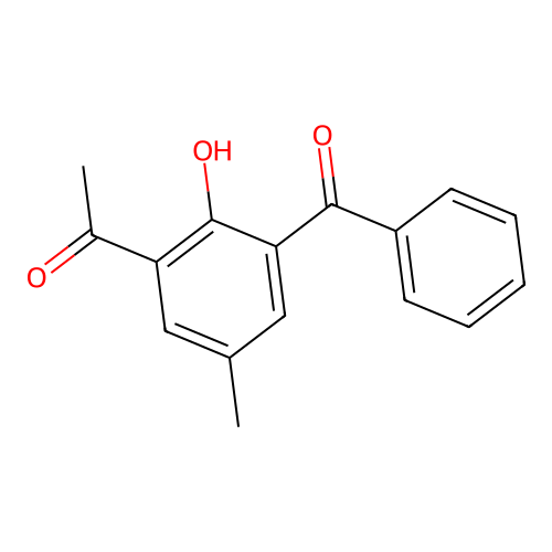 Ethanone, 1-(3-benzoyl-2-hydroxy-5-methylphenyl)- structure