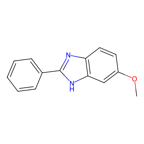 5-methoxy-2-phenyl-1H-benzimidazole structure