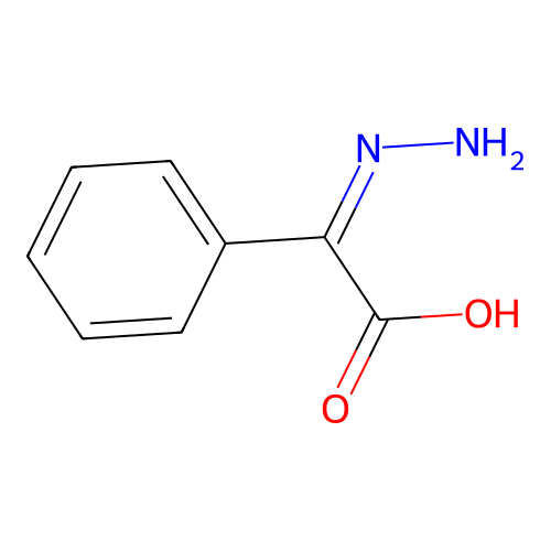Phenylglyoxalic acid hydrazone structure
