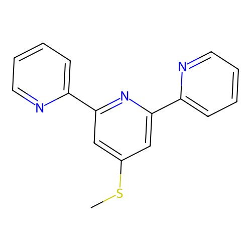 4'-Methylthio-2,2':6',2''-terpyridine structure