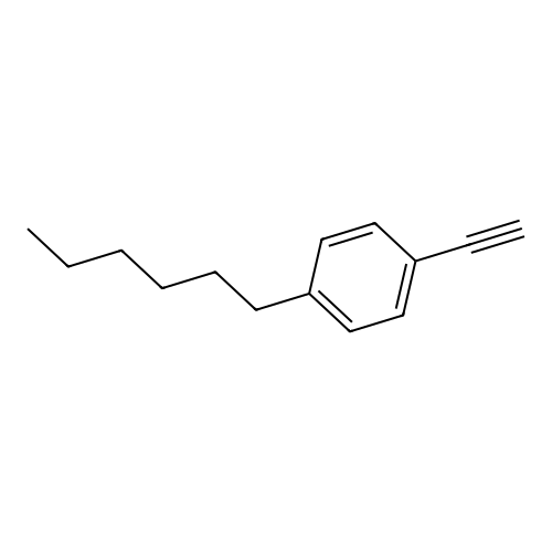 1-Ethynyl-4-hexylbenzene structure