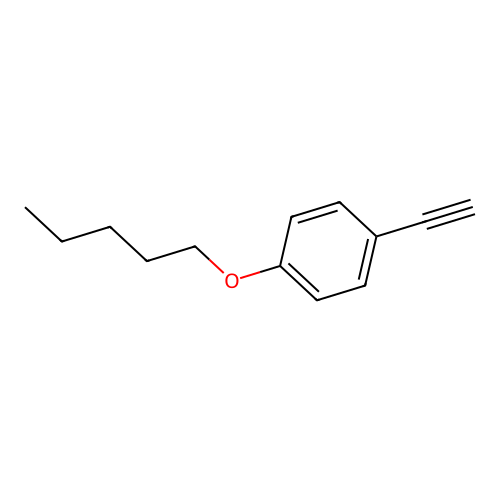 1-Eth-1-ynyl-4-(pentyloxy)benzene structure