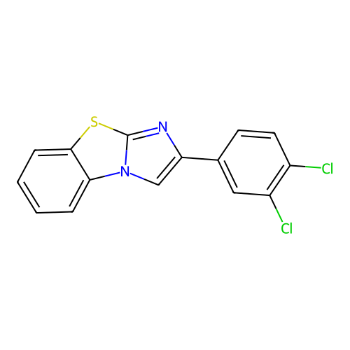 2-(3,4-Dichlorophenyl)imidazo[2,1-b][1,3]benzothiazole structure