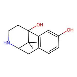 11,11-dimethyl-2,3,4,5-tetrahydro-2,6-methano-3-benzazocine-6,8(1H)-diol structure
