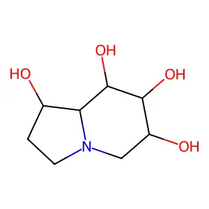 栗籽豆碱 structure