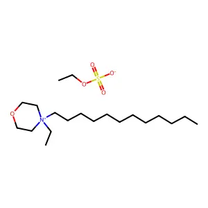 Morpholinium, 4-dodecyl-4-ethyl-, ethyl sulfate (1:1) structure