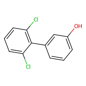 (1,1'-Biphenyl)-3-ol, 2',6'-dichloro- structure