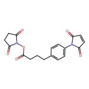 Succinimidyl 4-(4-maleimidophenyl)butyrate structure