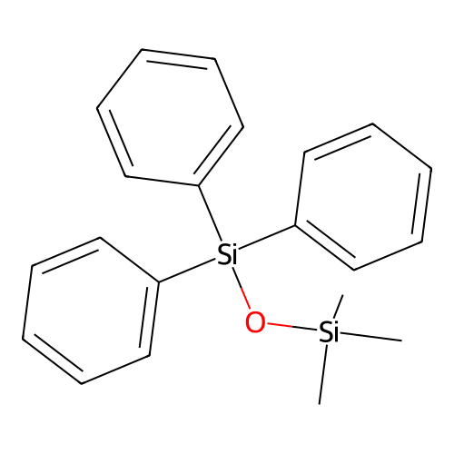 1,1,1-Trimethyl-3,3,3-triphenyldisiloxane structure
