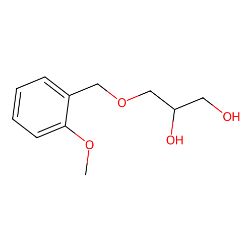 1,2-Propanediol, 3-[(2-methoxyphenyl)methoxy]- structure