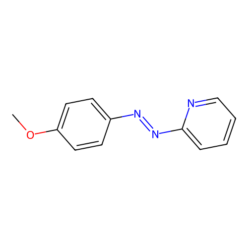 (4-Methoxyphenyl)-pyridin-2-yldiazene structure