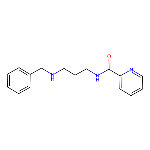 N-[3-(benzylamino)propyl]pyridine-2-carboxamide structure