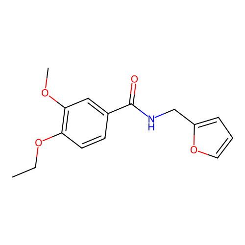 4-Ethoxy-N-furan-2-ylmethyl-3-methoxy-benzamide structure