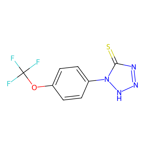 1-[4-(trifluoromethoxy)phenyl]-1H-tetrazole-5-thiol structure
