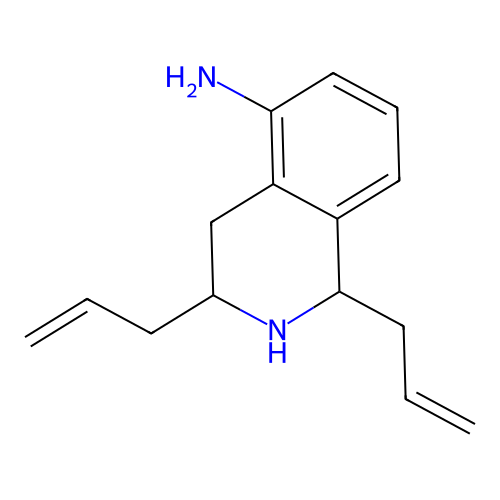 1,3-Bis(prop-2-enyl)-1,2,3,4-tetrahydroisoquinolin-5-amine structure