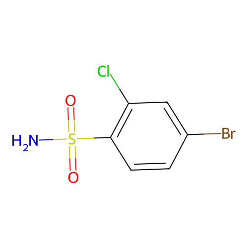 4-Bromo-2-chlorobenzenesulfonamide structure