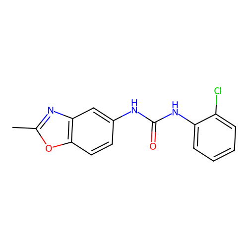 1-(2-Chlorophenyl)-3-(2-methyl-1,3-benzoxazol-5-yl)urea structure