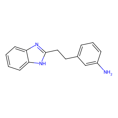 3-(2-(1H-Benzo[d]imidazol-2-yl)ethyl)aniline structure