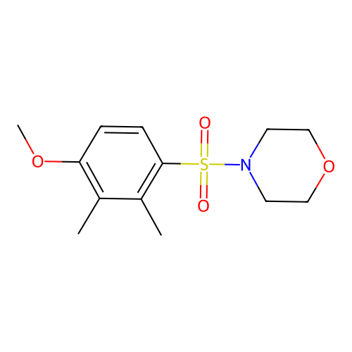 4-(4-Methoxy-2,3-dimethylphenyl)sulfonylmorpholine structure