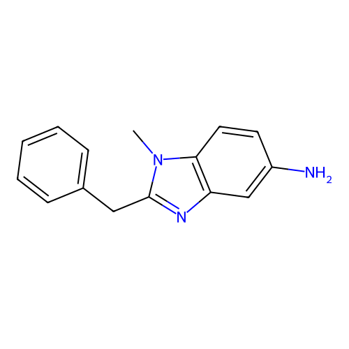 1-Methyl-2-(phenylmethyl)-1H-benzimidazol-5-amine structure