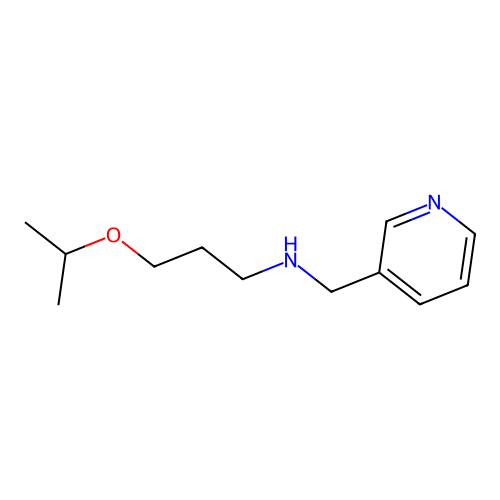 (3-Isopropoxy-propyl)-pyridin-3-ylmethyl-amine structure