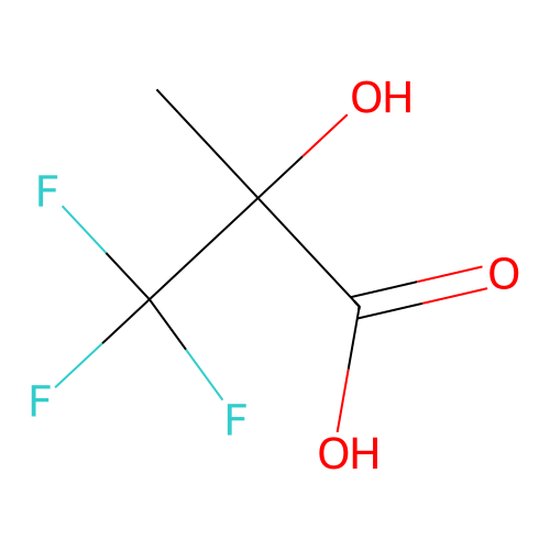 3,3,3-Trifluoro-2-hydroxy-2-methylpropanoic acid structure