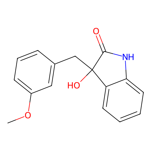 3-(m-Anisyl)-3-hydroxyindolin-2-one structure