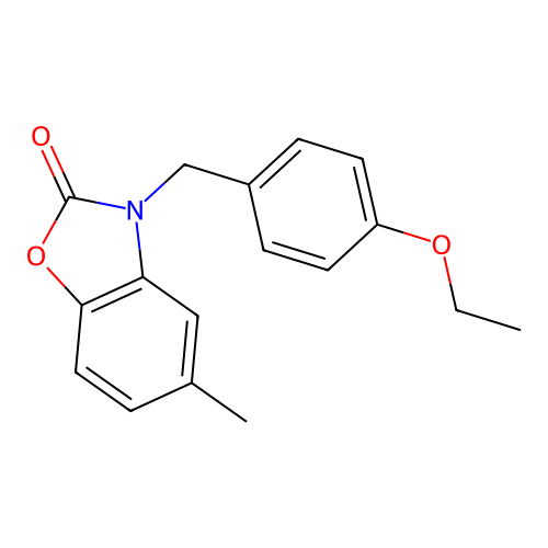 3-(4-Ethoxy-benzyl)-5-methyl-3H-benzooxazol-2-one structure